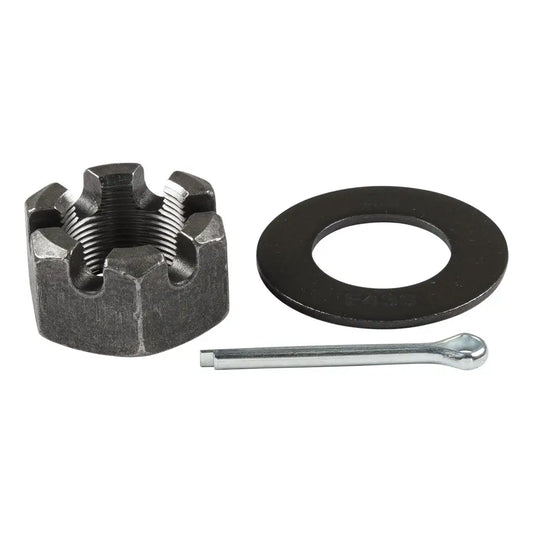 Spindle Nut Kit, 12,000-16,000-lb. Axles, 1-3/4"-12 Thread Size, Round Washer #34022