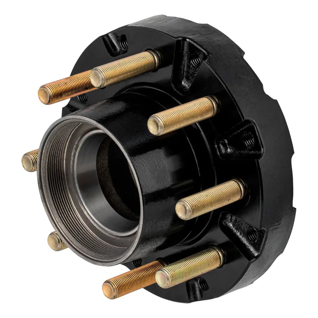 Short Threaded Idler Hub Assembly with Races & Wheel Studs, 10,000-lb. Axles #2024029119