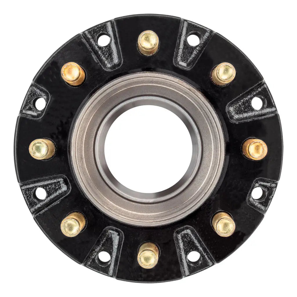 Short Threaded Idler Hub Assembly with Races & Wheel Studs, 10,000-lb. Axles #2024029119