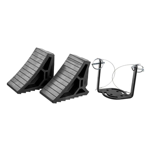 HD Wheel Chocks 2-Pack with Mounting Bracket #22802