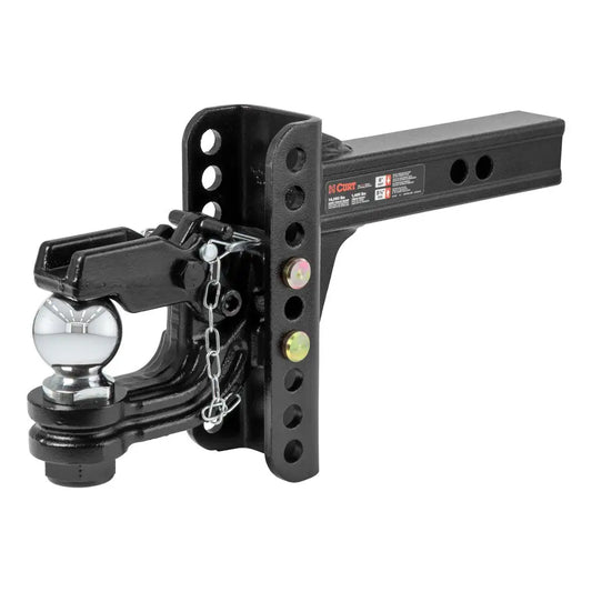 CHANNEL MOUNT WITH 2-5/16" BALL & PINTLE (2" SHANK, 13,000 LBS.) #45907