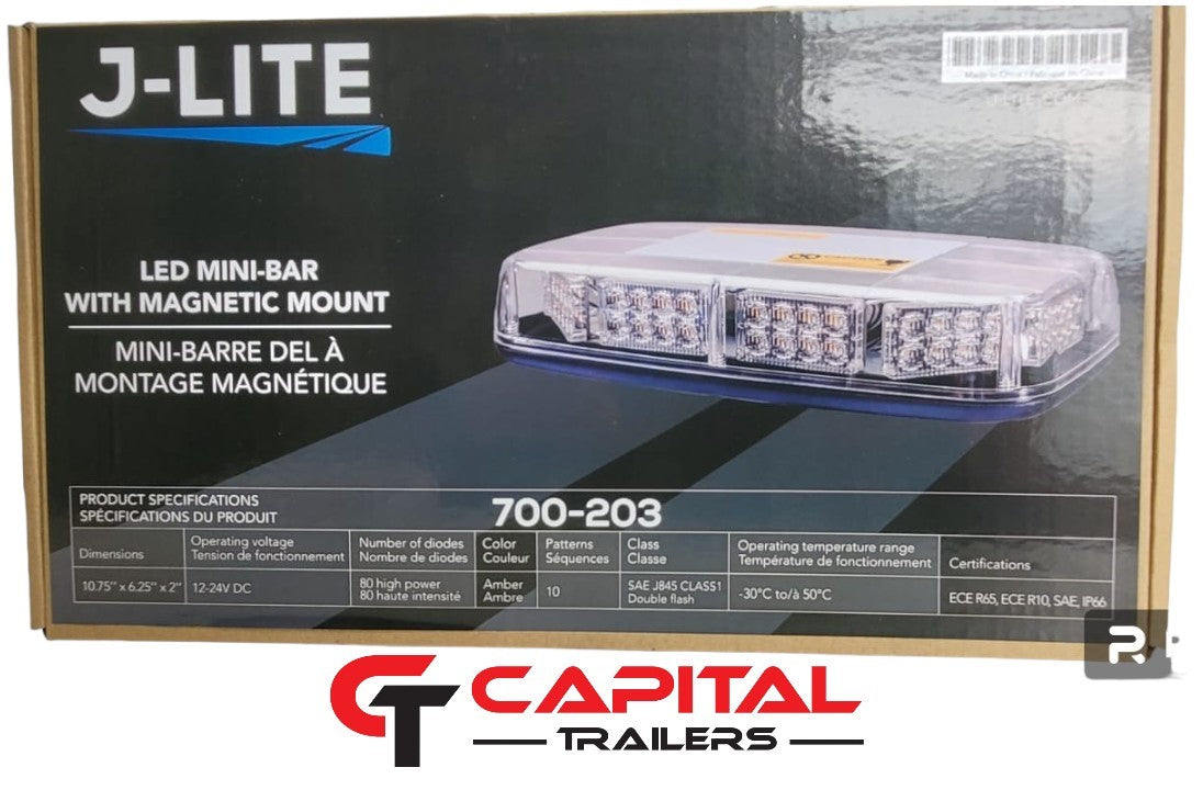 Light, J-LITE Amber LED Mini Bar Light #53-20308