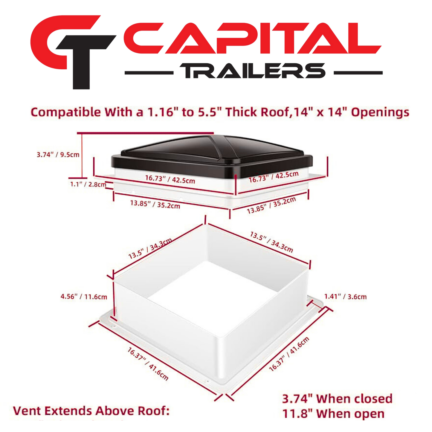 Electric Fan Roof Vent