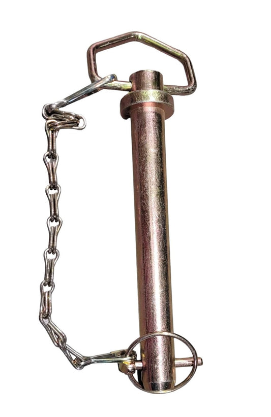 Pin, Fold over Handle Hitch pin with chain-7/8x6-1/4 #41-13602