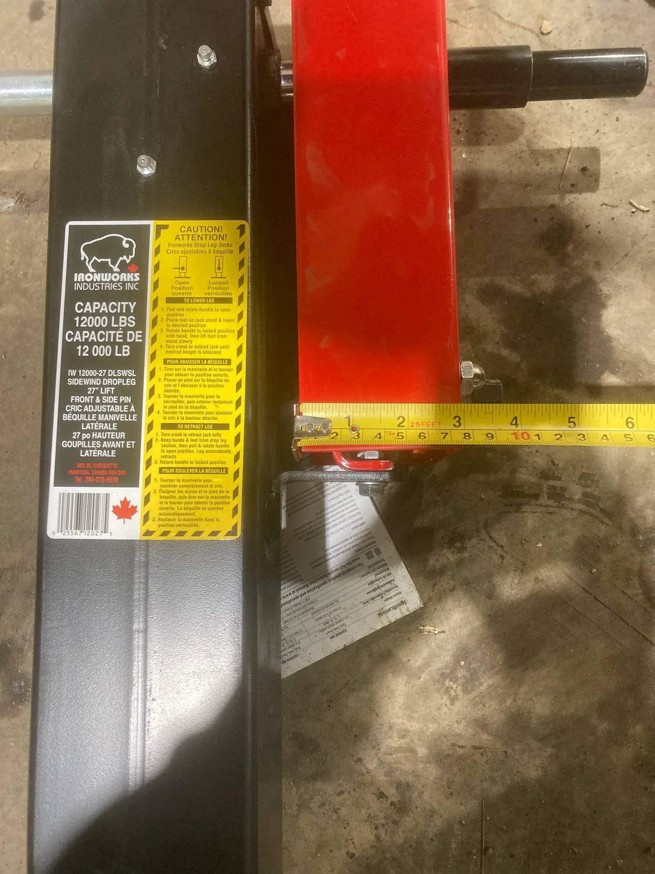 Jackez Trailer Jack Drill Adapter, Two Speed
