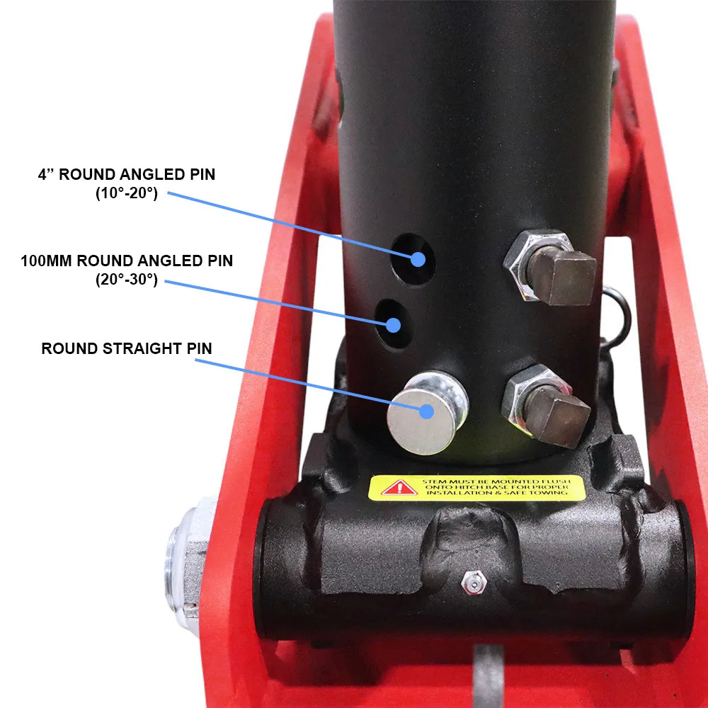 Shocker 30K Longbox Gooseneck Surge Air Hitch & Shift Lock Coupler for 2-5/16″ Ball