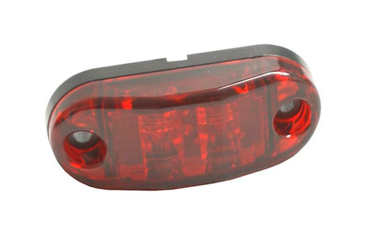 Light, RED OVAL L.E.D. LAMP #GRO 47012EA