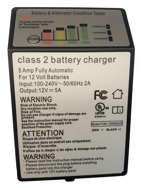 Battery Charger, 5 Amp #IW5211