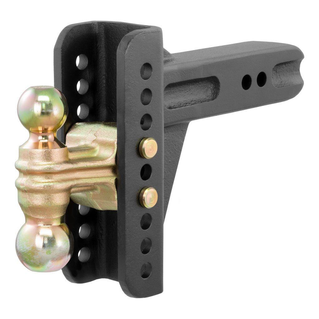 Ball Mount, Adjustable Channel Mount With Dual Ball(2-1/2" Shank, 20,000 LBS., 6" Drop) #45902