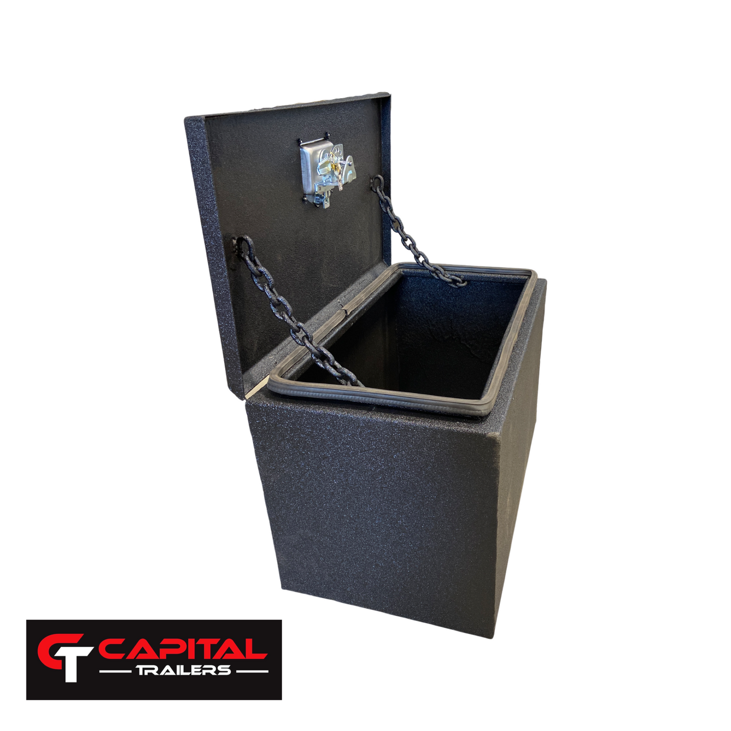 Tool Box, 24'' Locking Side Mount  (Bed Lined)