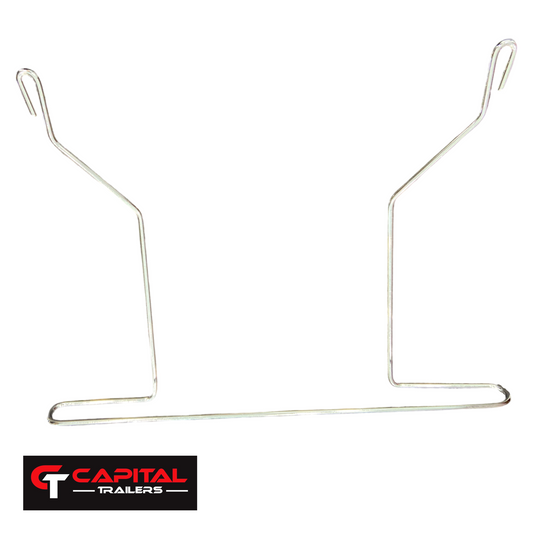 Mudflap, Chrome Anti-Sail Hanger For 24'' Flaps #31-09803