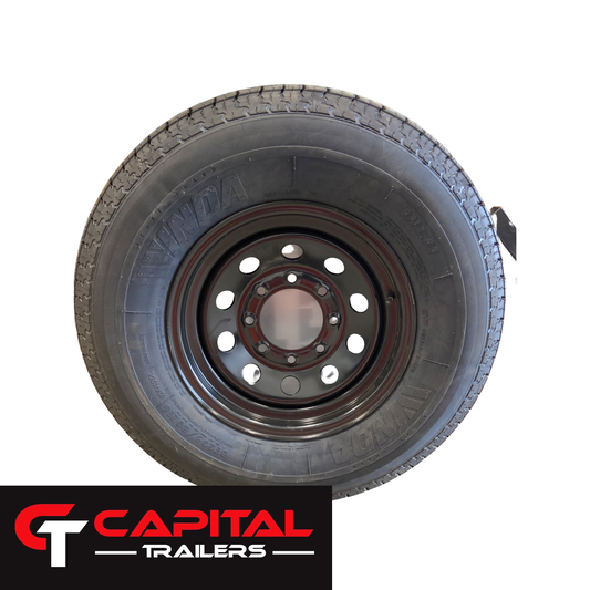Tire/Wheel, ST235/80R16 10 PLY TIRE W/RIM w/Tire Fee $4